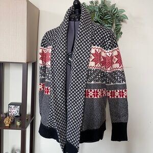 Telluride lambs wool blend cardigan size large